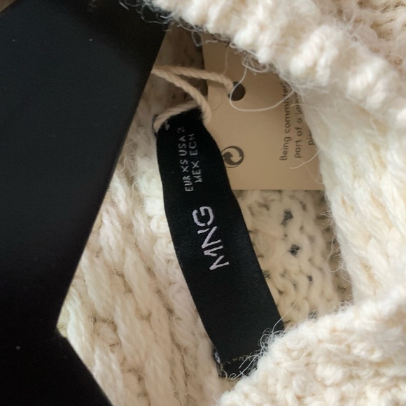 Mango Openwork Detail Sweater Dress - Picture 10 of 10